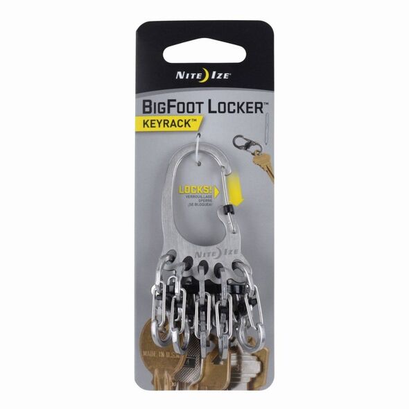 Nite Ize BigFoot + 5x micro karabińczyk stal nierdzewna (KLKBF-11-R6) 1682655 94664037410