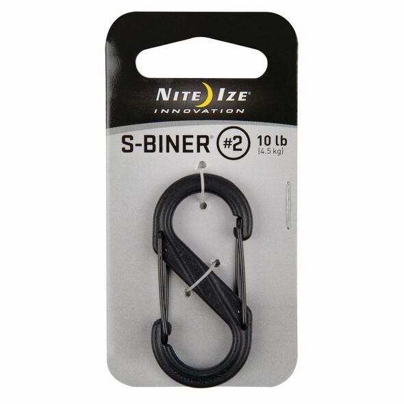 Nite Ize Karabińczyk S-Biner Dual #2 plastik czarny (SBP2-03-01BG) 1682942 94664010970