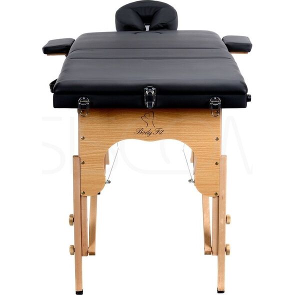 Bodyfit Łóżko do masażu czarne 3 segmentowe + dodatki + torba gratis 1689575 5902759970953