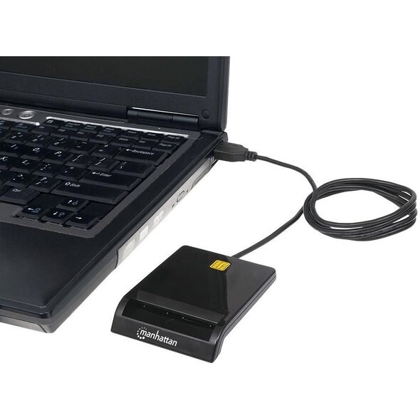 Manhattan kart Smart USB zewnętrzny stykowy (102049) 1745321 766623102049