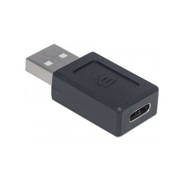 Adapter USB Manhattan USB-C - USB Czarny  (354653) 1770845 766623354653