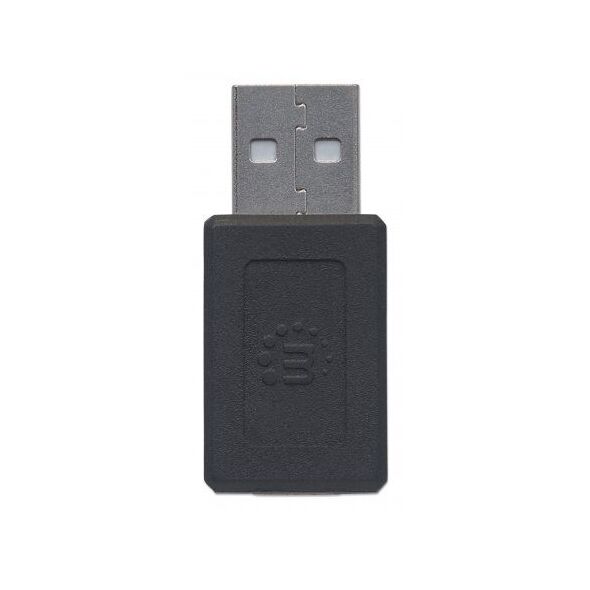 Adapter USB Manhattan USB-C - USB Czarny  (354653) 1770845 766623354653