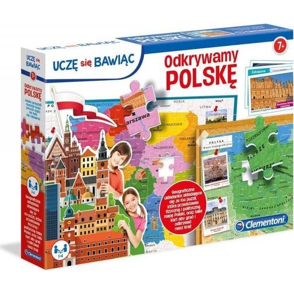 Clementoni Odkrywamy Polskę 1781217 8005125507764