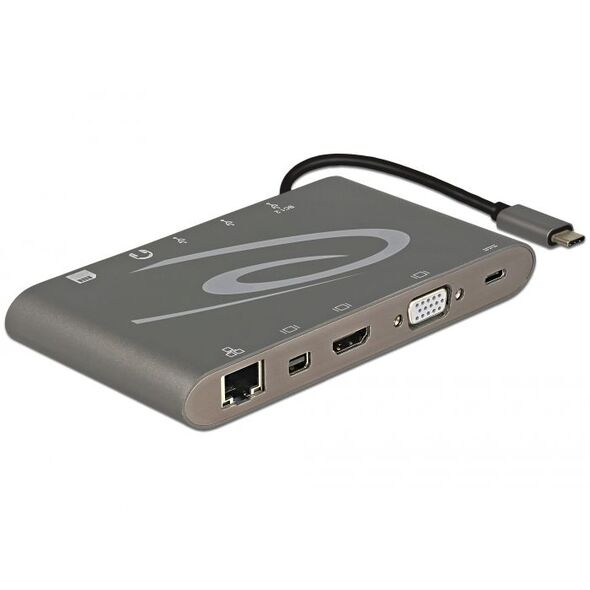 Stacja/replikator Delock 4K Dock USB-C (87297) 1784087 4043619872978