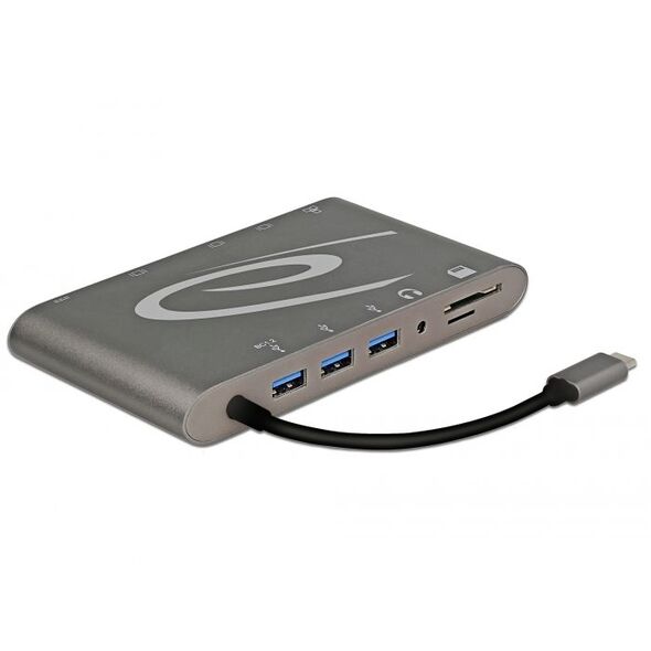 Stacja/replikator Delock 4K Dock USB-C (87297) 1784087 4043619872978