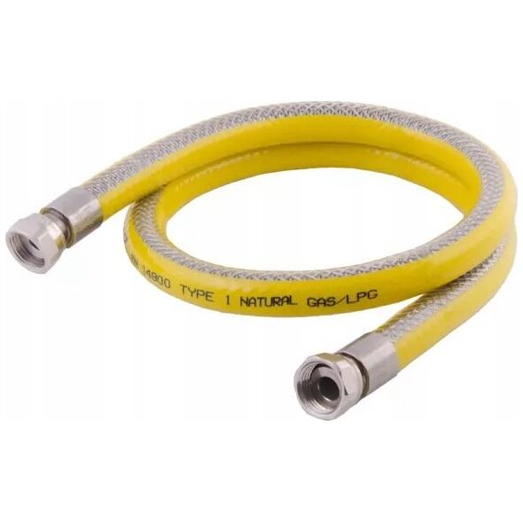 Mora PRZEWÓD GAZOWY oplot PVC F1/2-F1/2 L-1000 z dwiema obrotowymi nakrętkami 1791545 5903240759057