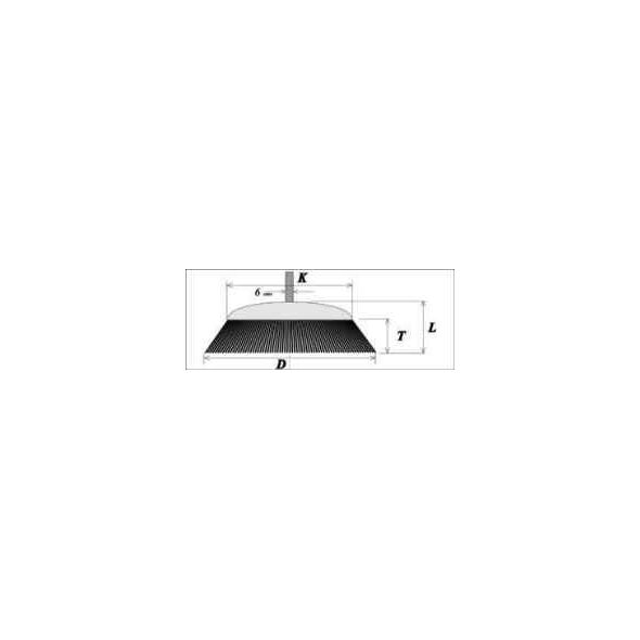 Szczotpol Szczotka doczołowa z trzpieniem 6mm śr. 60mm E07 3010000 5903792240409