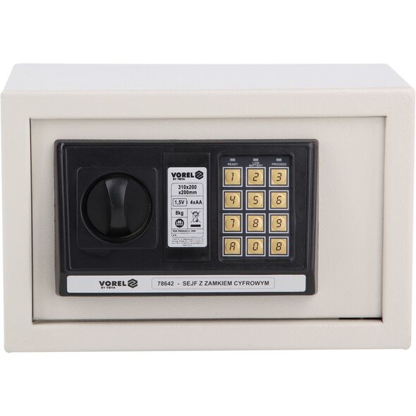 Vorel Sejf z zamkiem cyfrowym 31x20x20cm (78642) 3018798 5906083786426