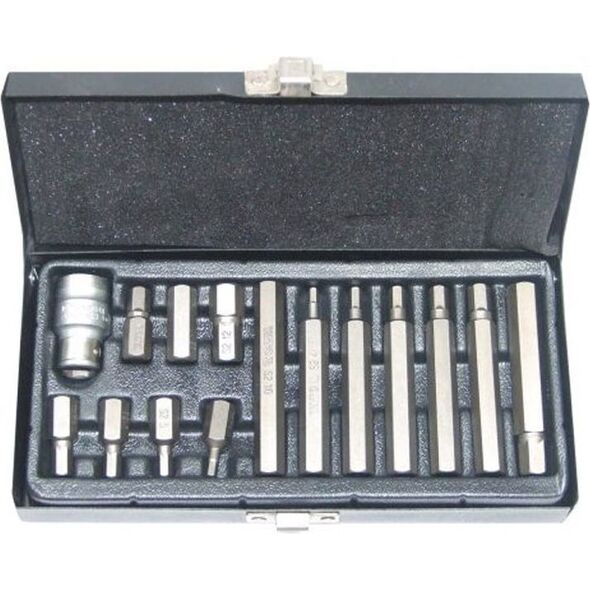 Yato Końcówki wkrętakowe Hex H4-H12 15szt. (YT-0413) 3021581 5906083904134