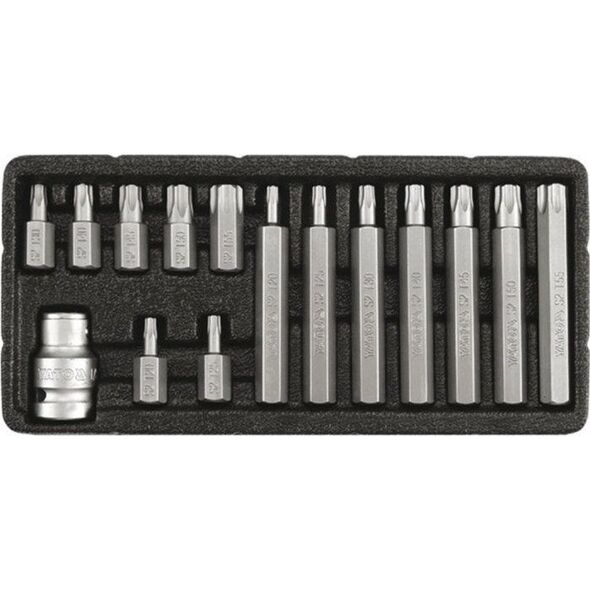 Yato Końcówki wkrętakowe Torx security T20-T55 15szt. (YT-0417) 3021585 5906083904172