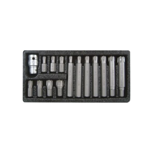 Yato Końcówki wkrętakowe Ribe M5-M14 15szt. (YT-0419) 3021587 5906083904196