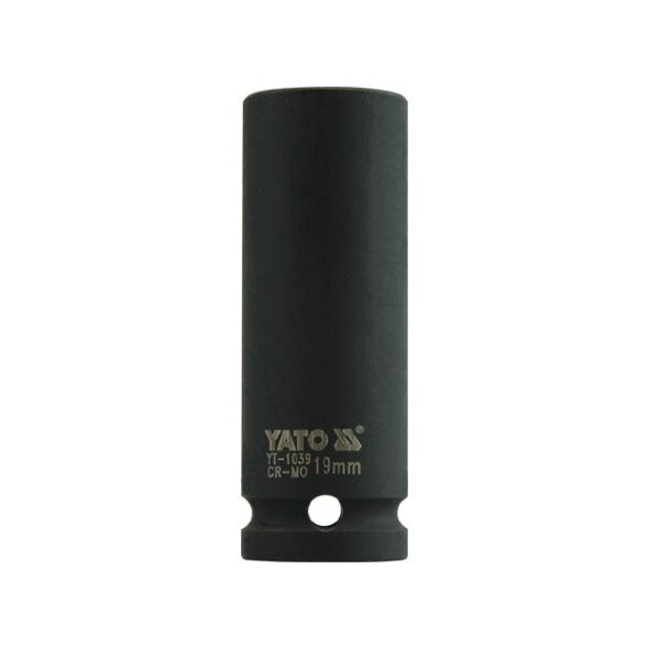 Yato Nasadka udarowa 6-kątna 1/2" 19mm długa (YT-1039) 3021779 5906083910395
