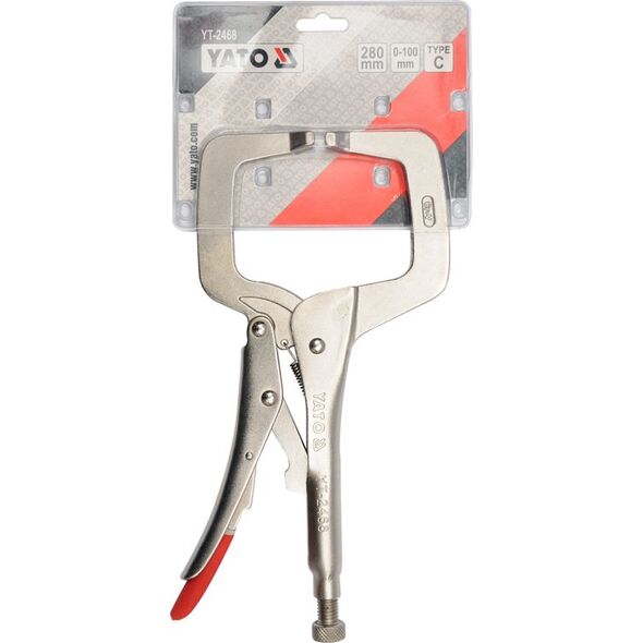Yato Szczypce zaciskowe klamrowe typu C 280mm (YT-2468) 3033689 5906083924682
