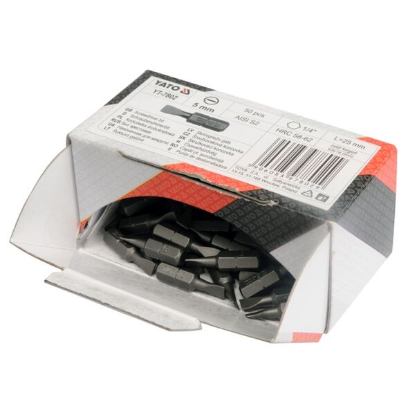 Yato Końcówka wkrętakowa PH2 1/4x25mm 50szt. (YT-7808) 3034278 5906083978081
