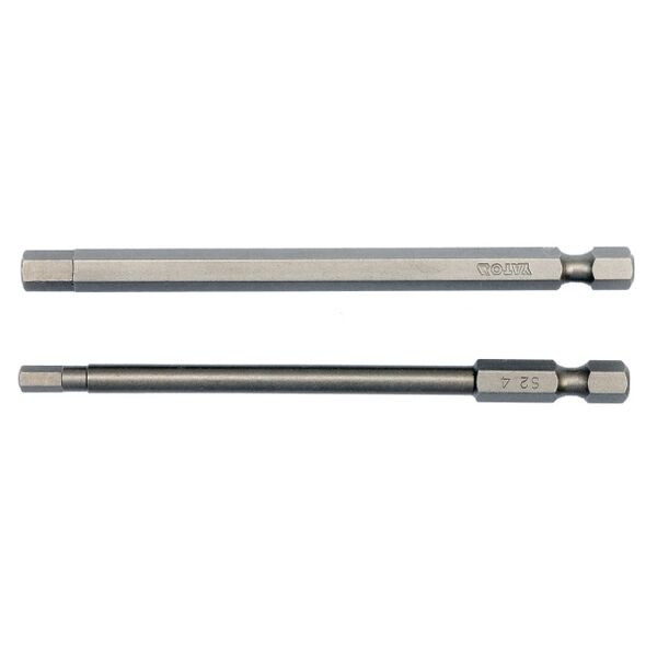 Yato Końcówki wkrętakowe Hex tamperproof 4x100mm 6x100mm 1/4 2szt. (YT-0495) 3039610 5906083904950