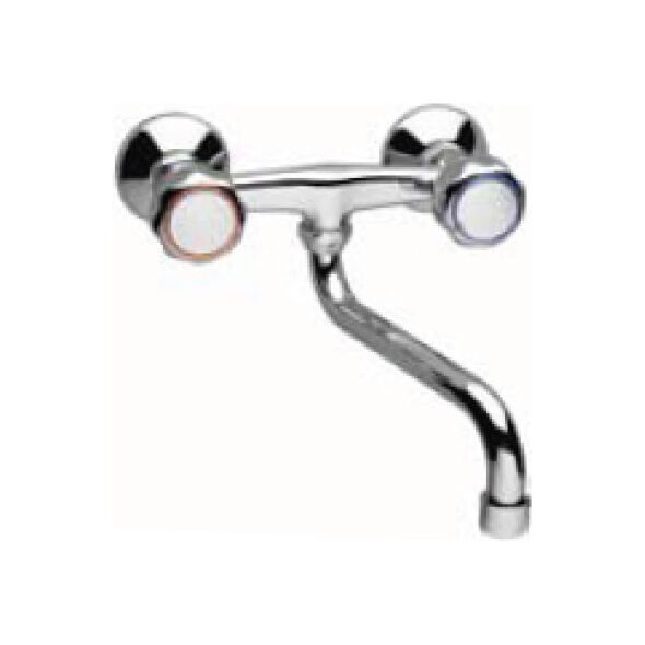 Bateria kuchenna Ferro Standard ścienna chrom (BST5) 3051433 5901095604669