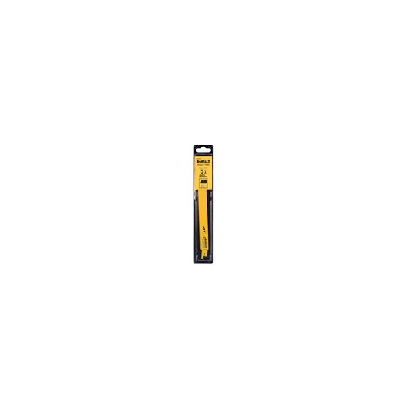 Dewalt Brzeszczot do metalu do piły szablastej 203mm 5szt. DT2354 3053676 5035048033340