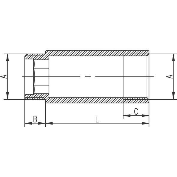 Ferro Przedłużka mosiężna 1/2" 15mm P15Z 3056079 5902194916592