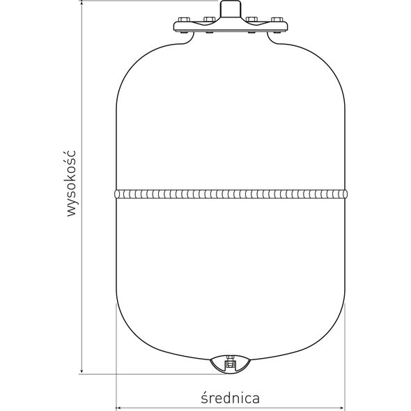 Ferro Naczynie przeponowe CO 24L CO24W 3056872 5901095654800