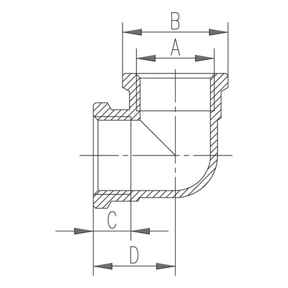 Ferro Kolanko mosiężne 3/4" K04Z 3057594 5902194929363
