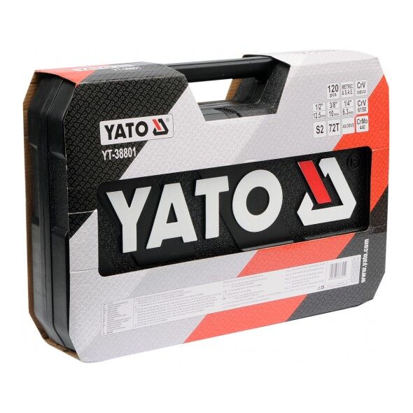 Zestaw narzędzi Yato 120 el. (YT-38801) 3070843 5906083388019