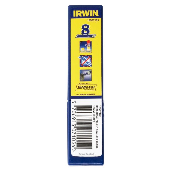 Irwin Ostrza łamane 18mm 8szt. (10507103) 3073478 5706915071030