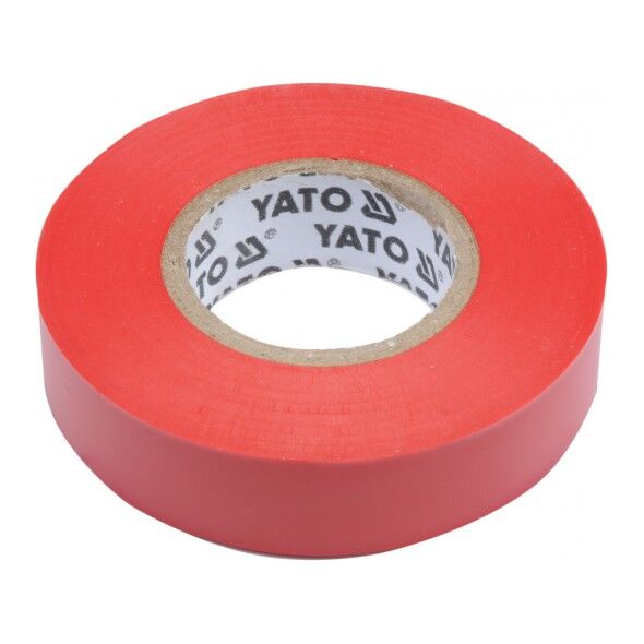 Yato Taśma elektroizolacyjna 15x0,13mm/20m PVC izolacja-max 40kV czerwona - YT-81592 3073900 5906083815928