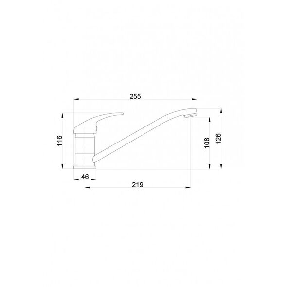 Bateria kuchenna Hydroland Jowisz stojąca chrom (B385) 3076709 5900238565508