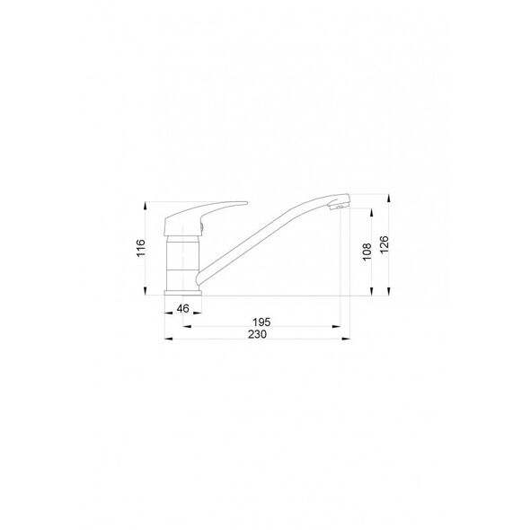Bateria kuchenna Hydroland Atut stojąca chrom (B395) 3077825 5900308742174