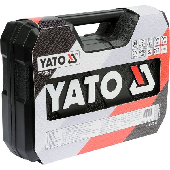 Zestaw narzędzi Yato 94 el. (YT-12681) 3078152 5906083126819