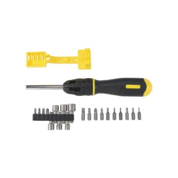 Stanley Wkrętak z grzechotką z wymiennymi końcówkami 20szt. 62-574 3090446 3253560625740