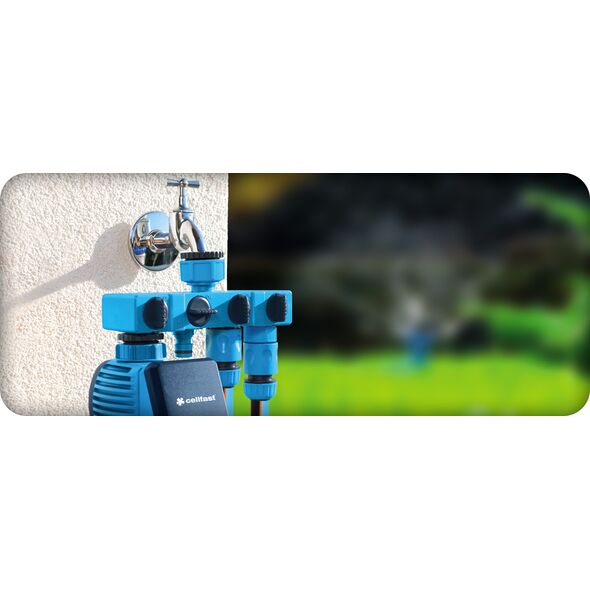 Cellfast Rozdzielacz poczwórny 3/4"-1" (52-240) 3096869 5901828858567