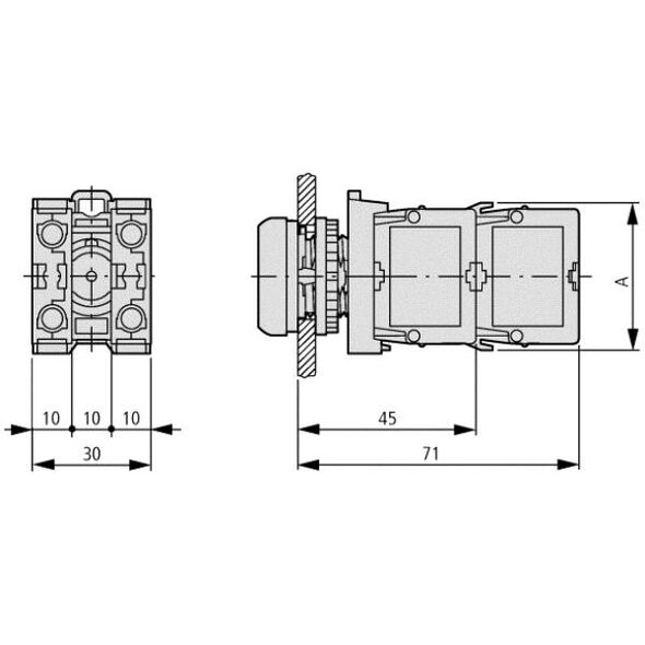 Eaton Oprawka z diodą LED M22-LED-W biała - 216557 3100623 4015081847068