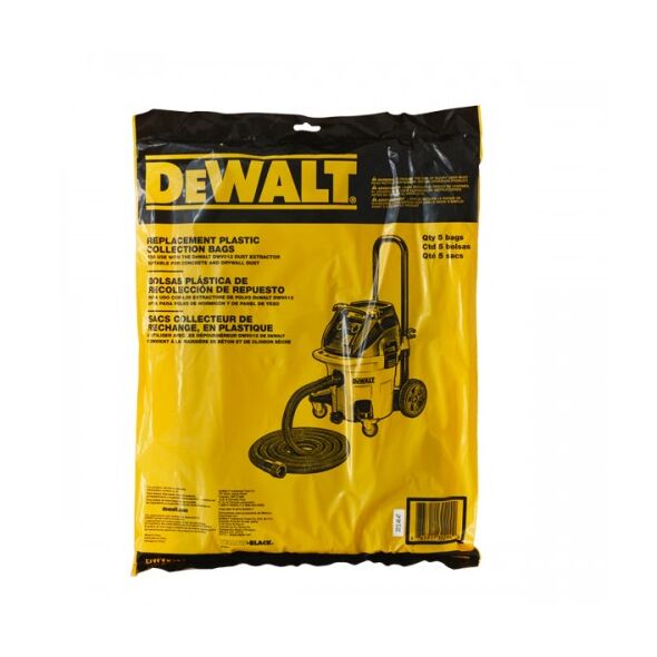 Worek do odkurzacza Dewalt DWV9400 5szt. do DWV902 3101103 5035048434444