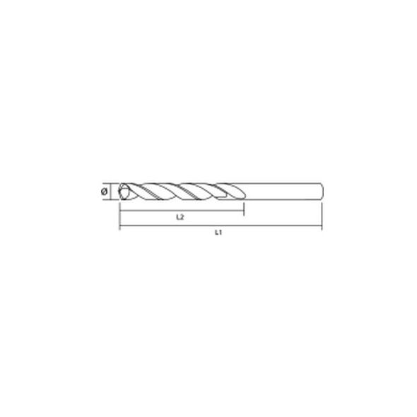 Wiertło Graphite do metalu tytanowe walcowe 7,5mm  (57H144) 3102347 5902062571441