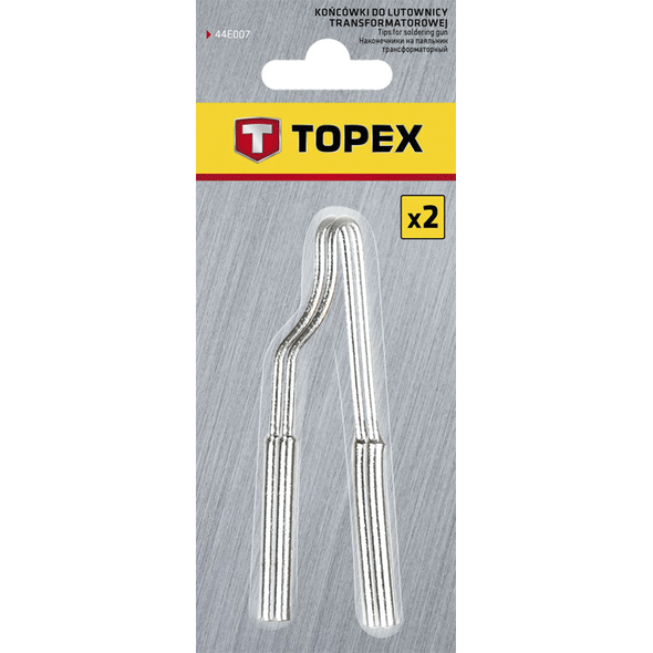Topex Końcówki do lutownicy transformatorowej 44E002 2szt. - 44E007 3103761 5902062440075