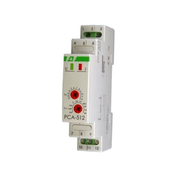 F&F Przekaźnik czasowy jednofunkcyjny 230V 10A - PCA-512 3115409 5908312595434