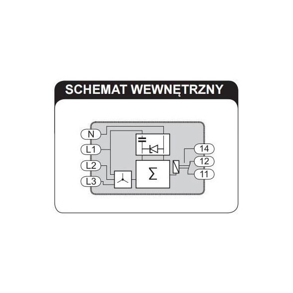 Zamel Czujnik asymetrii Faz 230/400V AC CAM-01 3117007 5903669021957