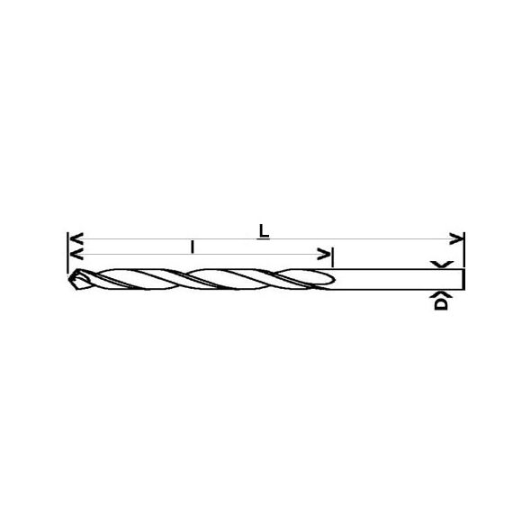 Wiertło Irwin wolframowe walcowe 7,5mm  (10502666) 3124420 5709131044147