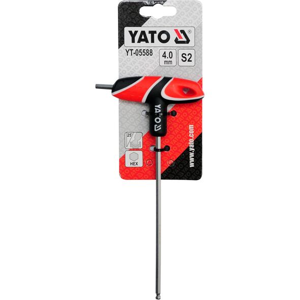 Yato Klucz imbusowy hex typ T 4mm z kulką (YT-05588) 3125625 5906083055881
