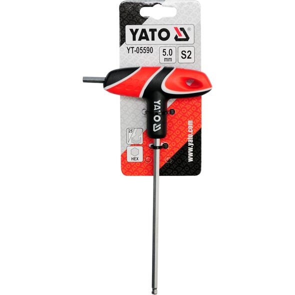 Yato Klucz imbusowy hex typ T 5mm z kulką (YT-05590) 3125626 5906083055904