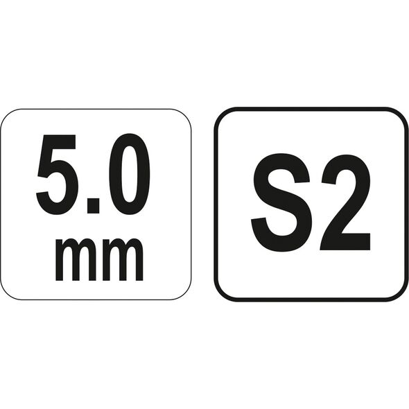 Yato Klucz imbusowy hex typ T 5mm z kulką (YT-05590) 3125626 5906083055904