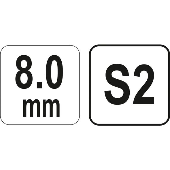 Yato Klucz imbusowy hex typ T 8mm z kulką (YT-05593) 3125629 5906083055935