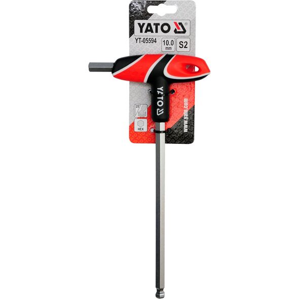 Yato Klucz imbusowy hex typ T 10mm z kulką (YT-05594) 3125630 5906083055942
