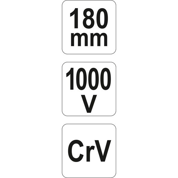 Yato Szczypce tnące boczne 180mm VDE (YT-21159) 3127702 5906083211591