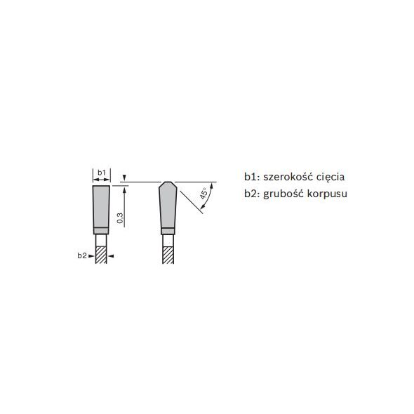 Bosch Piła tarczowa H MULTI Material 165x2,4x30mm 42 zęby 2608640519 3133669 3165140193092