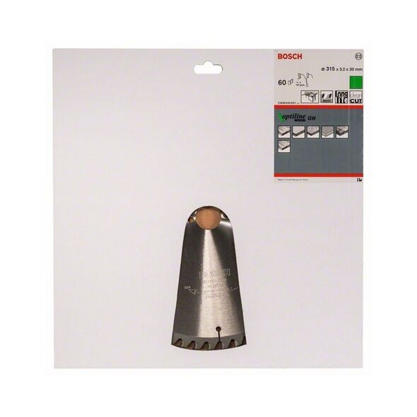 Bosch Tarcza pilarska Optiline Wood 315mm z60 - 2608640651 3133704 3165140194440