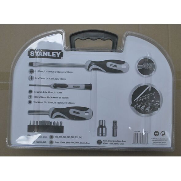 Stanley Zestaw wkrętaków płaskie krzyżowe precyzyjne 49szt. (STHT0-70886) 3136189 3253560708863