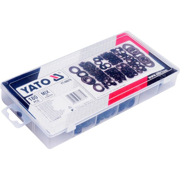 Yato Zestaw przelotek gumowych 180szt. mix (YT-06878) 3151954 5900001377031