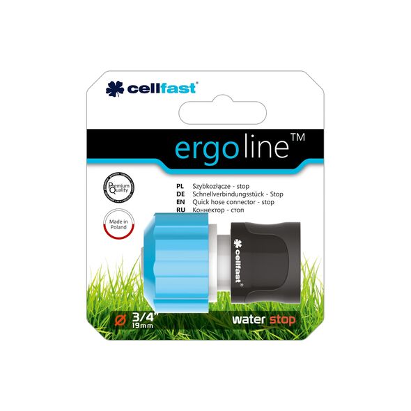 Cellfast Szybkozłącze Ergo z funkcją stop 3/4" (53-125) 3160439 5901828859823